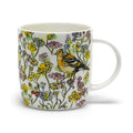 Roy Kirkham Sophie Mugs - Morning  Meadow Birds Set of 6, Bone China Ceramic, Made in England