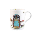 Roy Kirkham Lucy Mugs - Life's A Hoot Set of 2, Design: Ribbon and Apron
