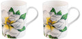 Roy Kirkham Lucy Mugs - Botanica Set of 2, Color: White