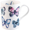 Roy Kirkham Lucy Mugs - Harmony Butterfly Set of 2: Group of Butterflies design