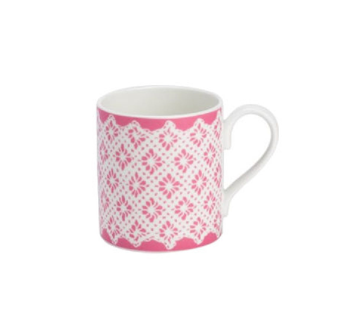 Roy Kirkham LARCH MUG - ROSA ALBA, Set of 2, White Color
