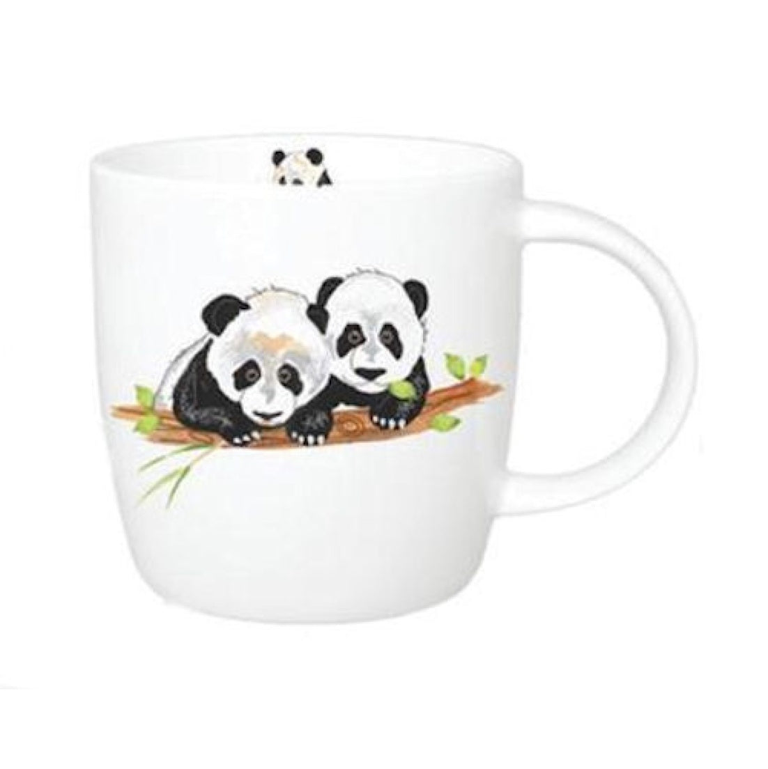Roy Kirkham Panda Sophie Mug Set of 2, Large Panda