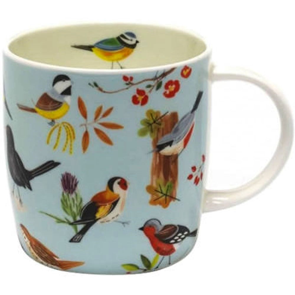 Roy Kirkham SOPHIE MUG - BIRD SONG, Set of 2, Blue Color