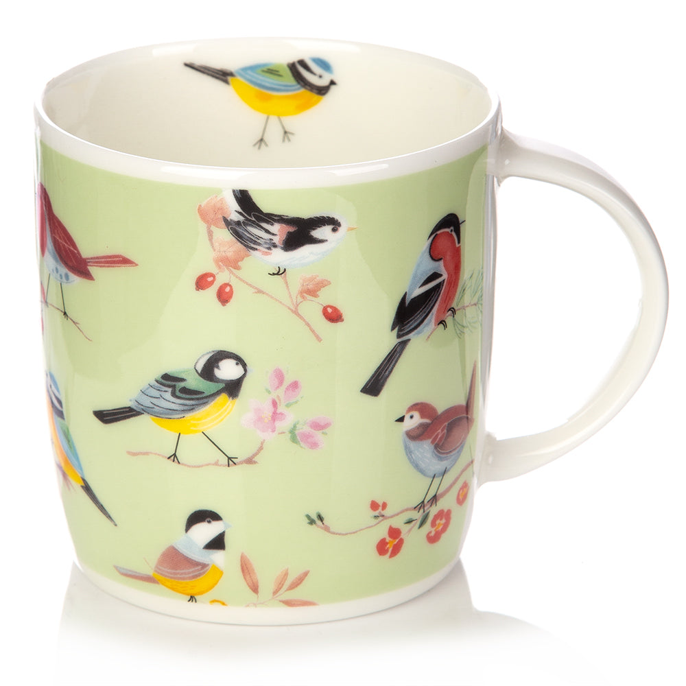 Roy Kirkham SOPHIE MUG - BIRD SONG, Set of 2, Green Color