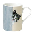 Roy Kirkham LUCY MUG-DOG THROUGH THE DOOR, Set of 6, Bone China Ceramic, Made in England