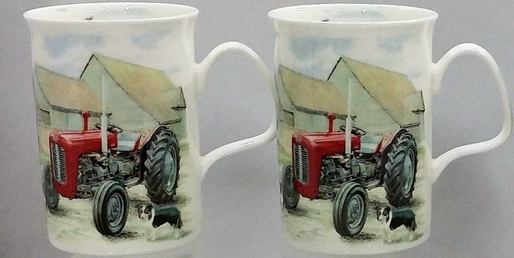 Roy Kirkham Lancaster Mug - Countryside Set of 2, Red Tractor