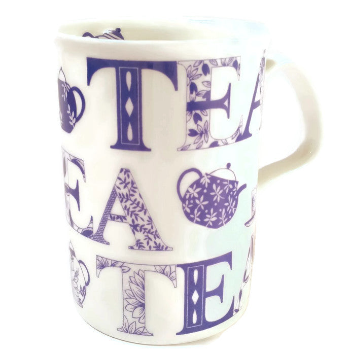 Roy Kirkham Lancaster Mug - English Tea Set of 6, Bone China Ceramic Made in England