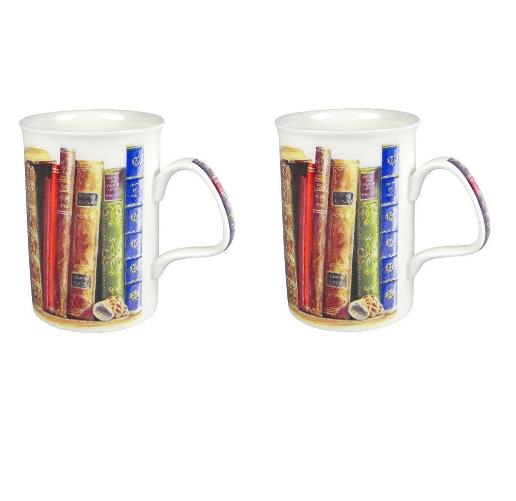 Roy Kirkham Lancaster Mug - Creative Writing Set of 2, Color - Blue, Green and Brown