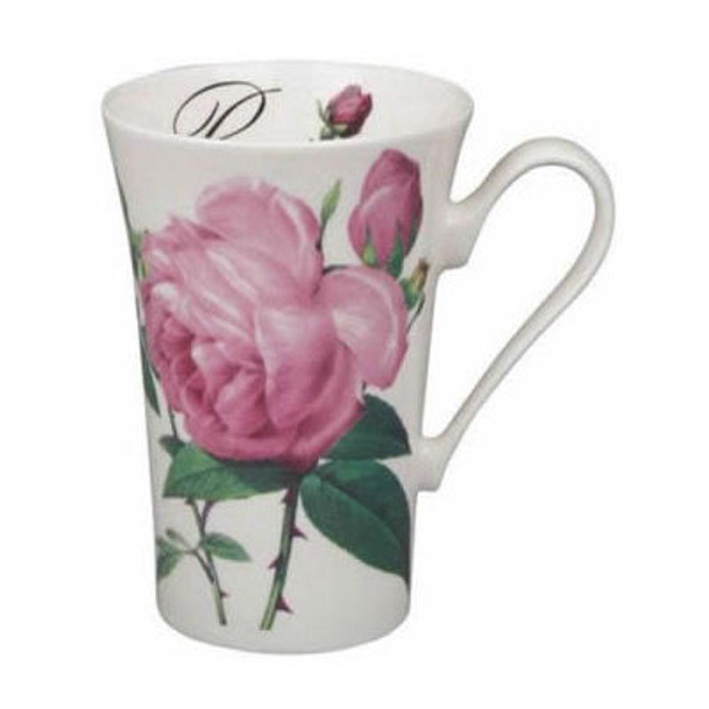 Roy Kirkham Emily Mug - Versailles Set of 2, Light Pink with Stem Bottle