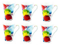 Roy Kirkham Planets Emily Mug, Set of 6, Bone China Ceramic, Made in England