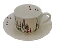 Roy Kirkham TEACUP & SAUCER-COTTAGE GARDEN  Bone China Made in England Set of 2