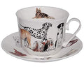 Roy Kirkham Breakfast Cup/Saucer-Dogs Galore Set of 2