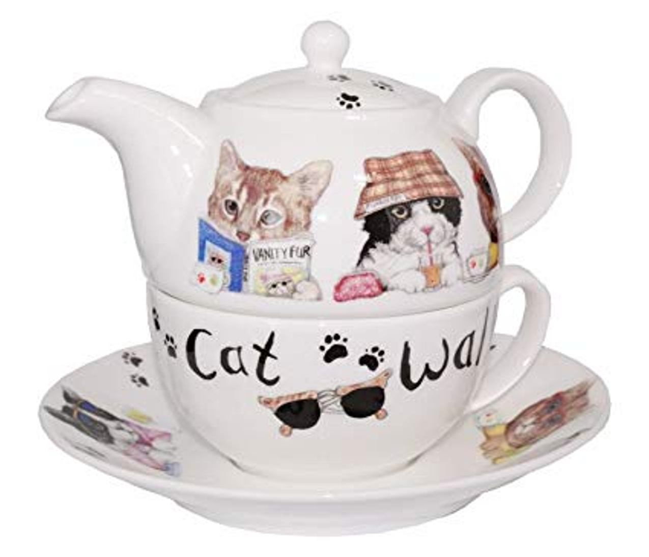 Roy Kirkham TEA FOR ONE SET-A.FASHCAT