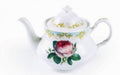 Roy Kirkham Teapot - Vintage Rose, Bone China Ceramic Made in England