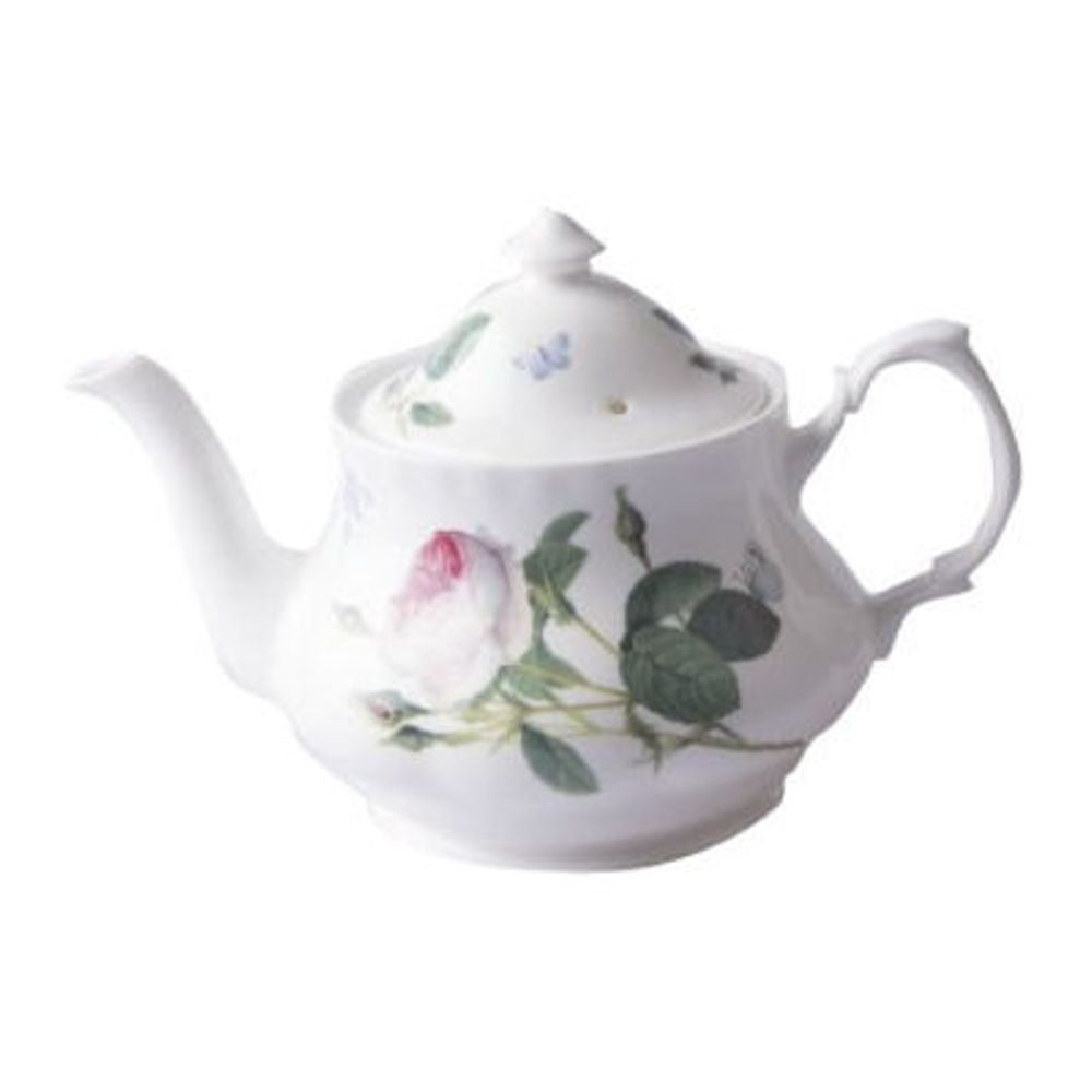 Roy Kirkham Large Teapot - Palace Garden, Bone China Ceramic, Made in England