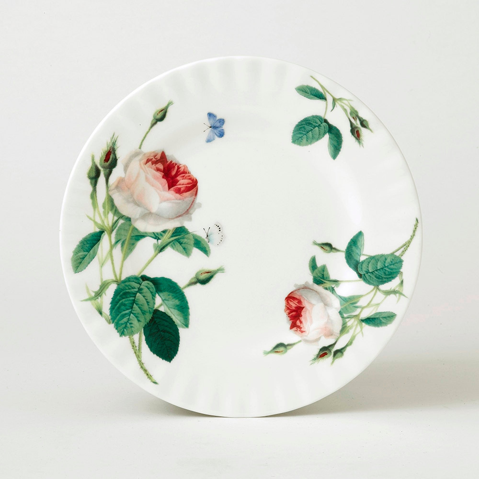Roy Kirkham Tea/Dessert Plate 20 cm - Palace Garden  Set of 6, Bone China Ceramic, Made in England