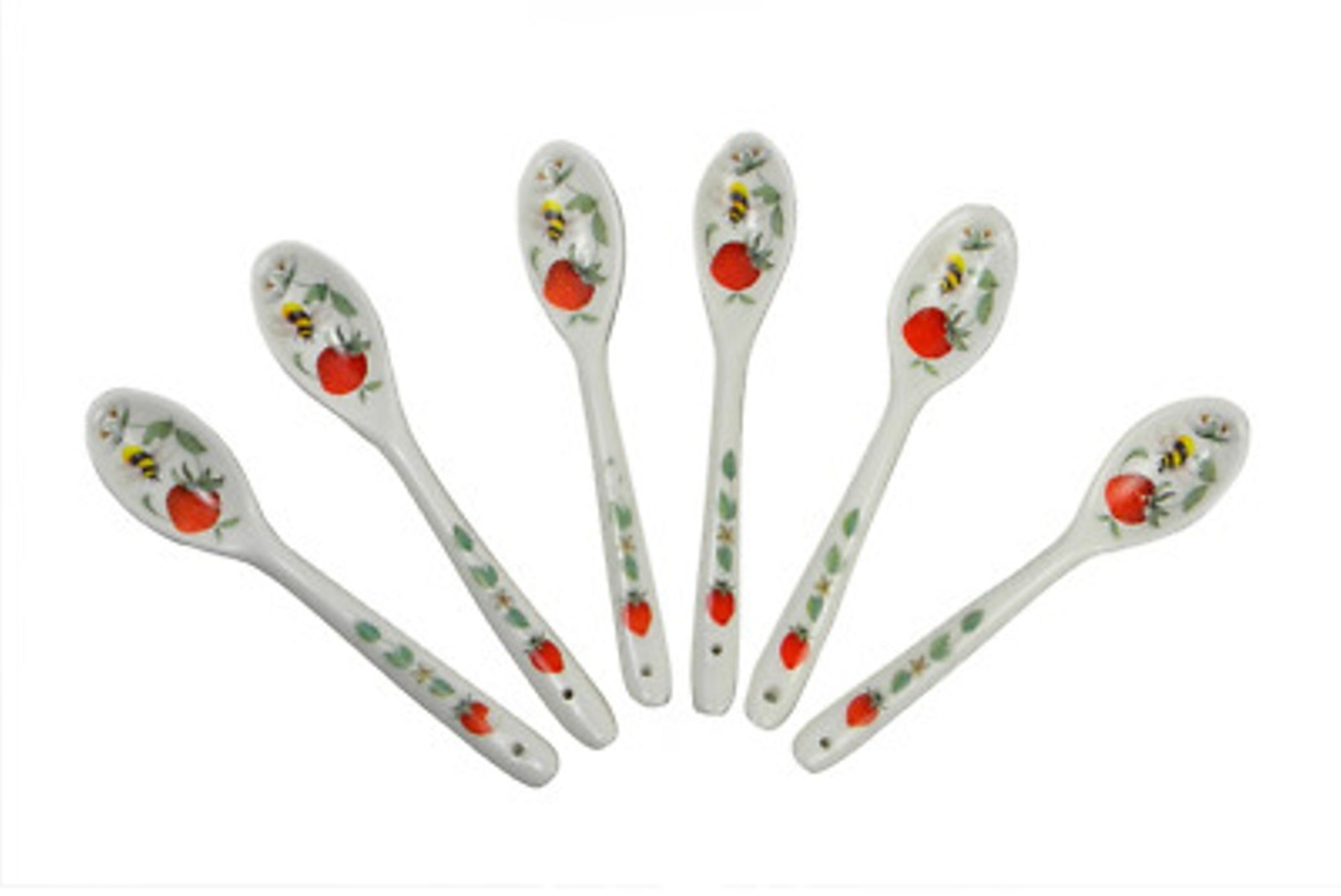 Roy Kirkham TEASPOONS - ALPINE STRAW. Set of 6