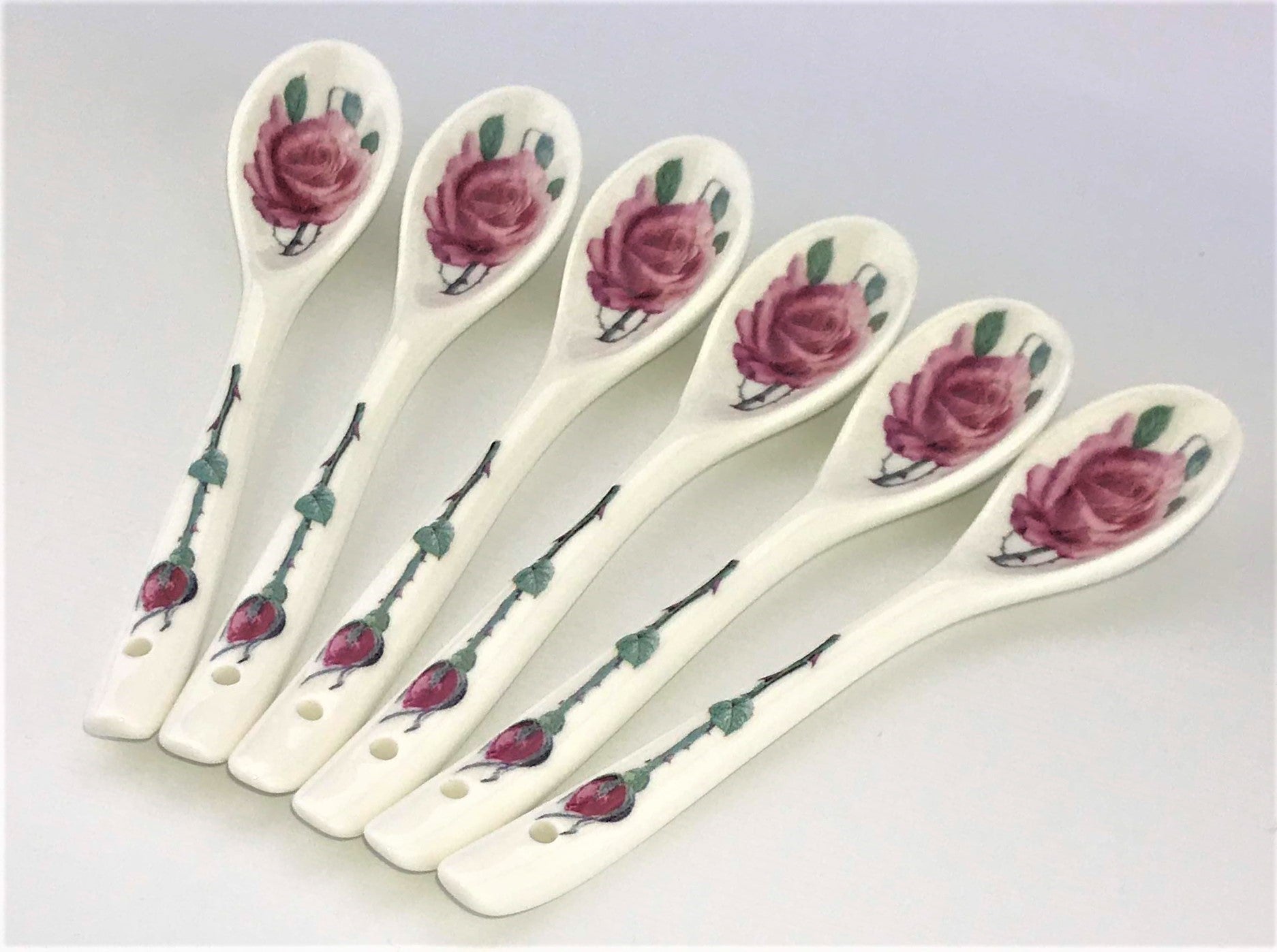 Roy Kirkham TEASPOONS-ENGLISH ROSE Set of 6