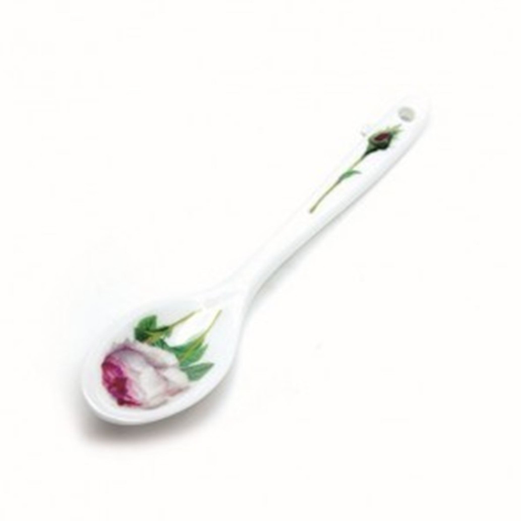 Roy Kirkham Set of 6 Teaspoons - Redoute Rose, Bone China Ceramic Made in England
