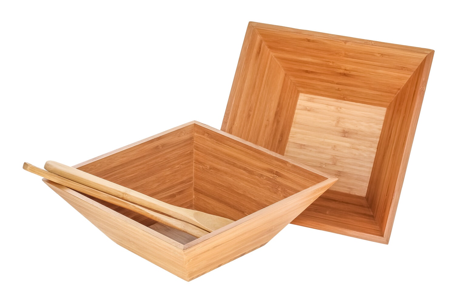 Bamboo Salad Bowl Set 24 fl oz