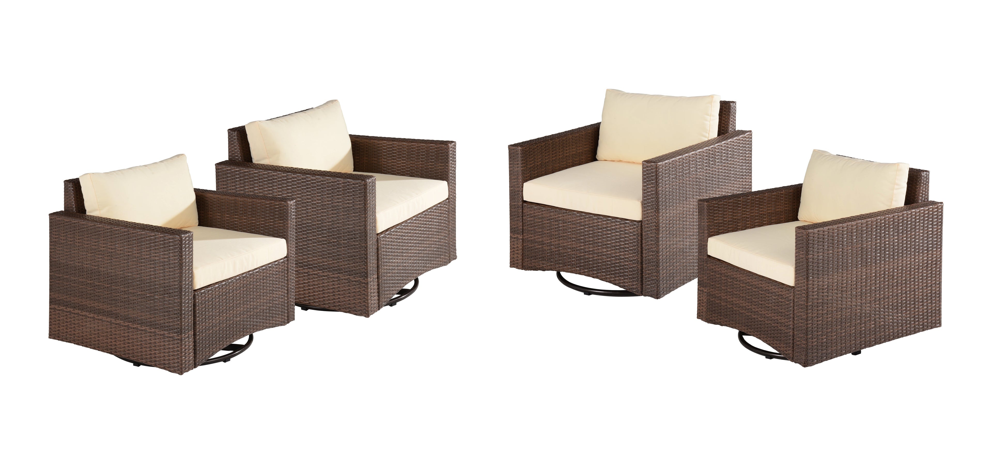 360 degree glider chair  (Set of 4)