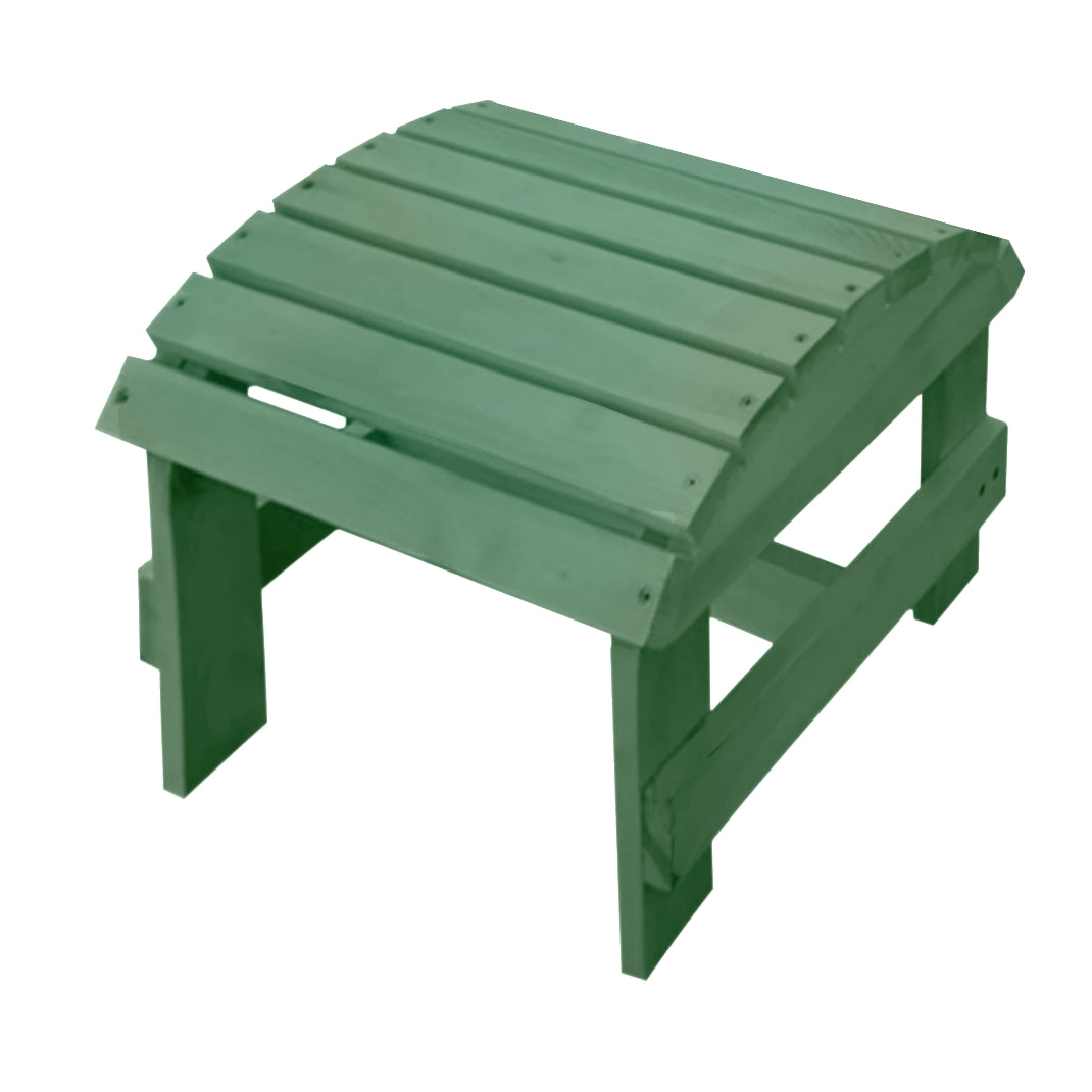 Pine Ottoman - Green