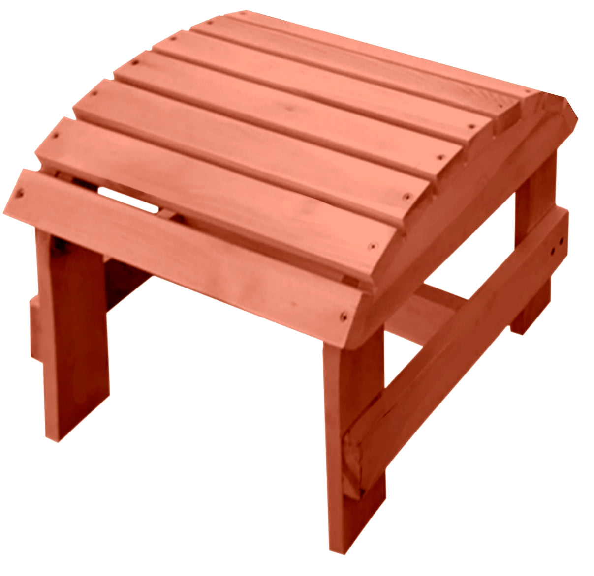 Pine Ottoman - Walnut