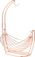 Jiallo Rose Gold Fruit basket with Banana Hanger