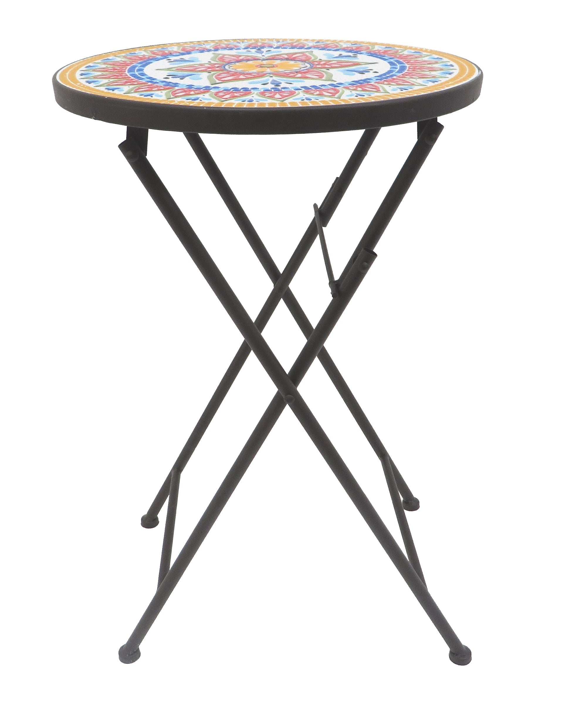 Mosaic Art Collection Cosmos Accent Table