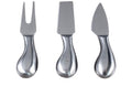 SET OF 3 STAINLESS STEEL CHEESE KNIVES 5x5"