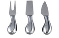 SET OF 3 STAINLESS STEEL CHEESE KNIVES 5x5"