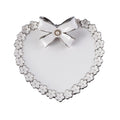 Heart Decorative Plate with Crystals 13 inch.