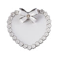 Heart Decorative Plate with Crystals 13 inch.