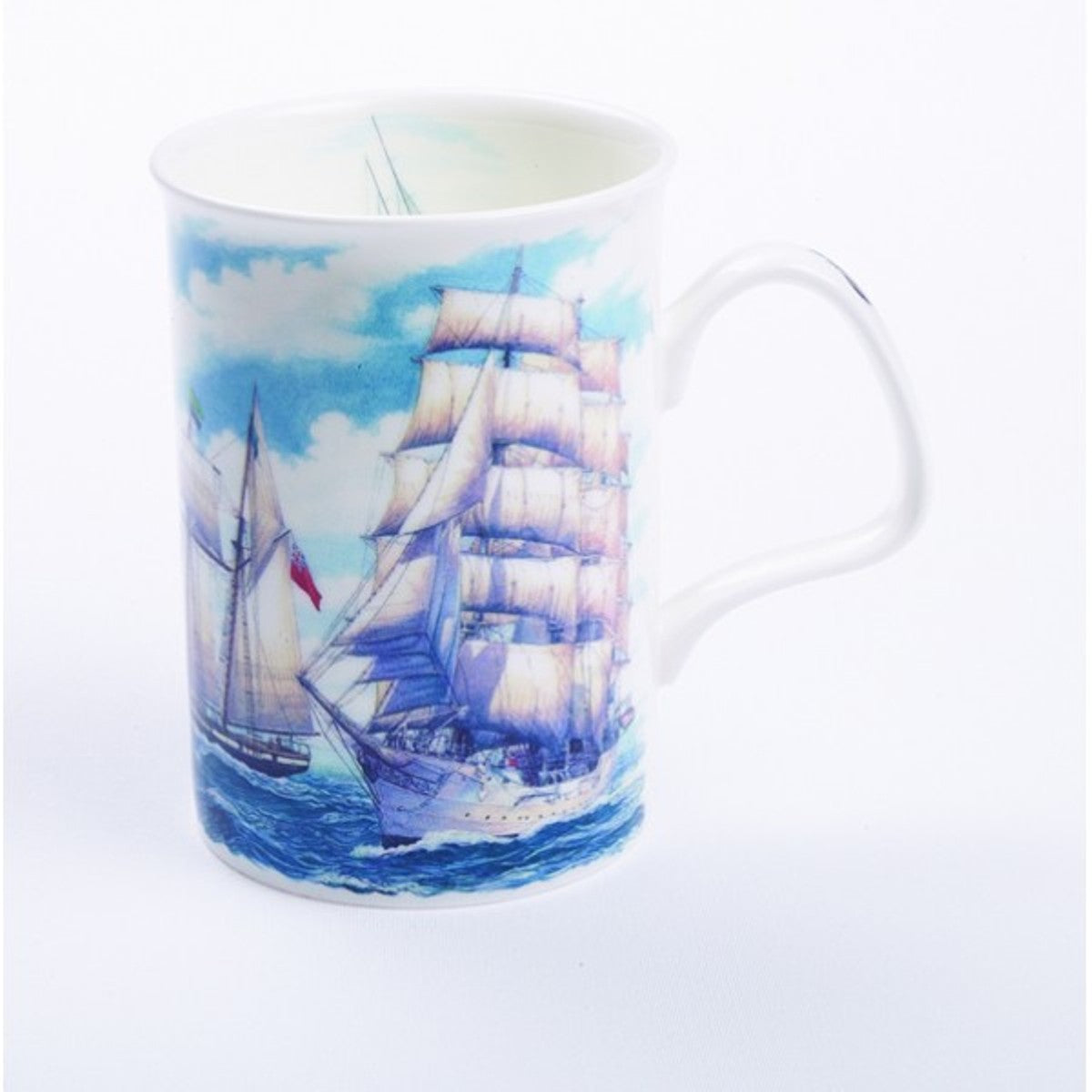 Roy Kirkham Lancaster Mug - Sailing Set of 6, Bone China Ceramic Made in England