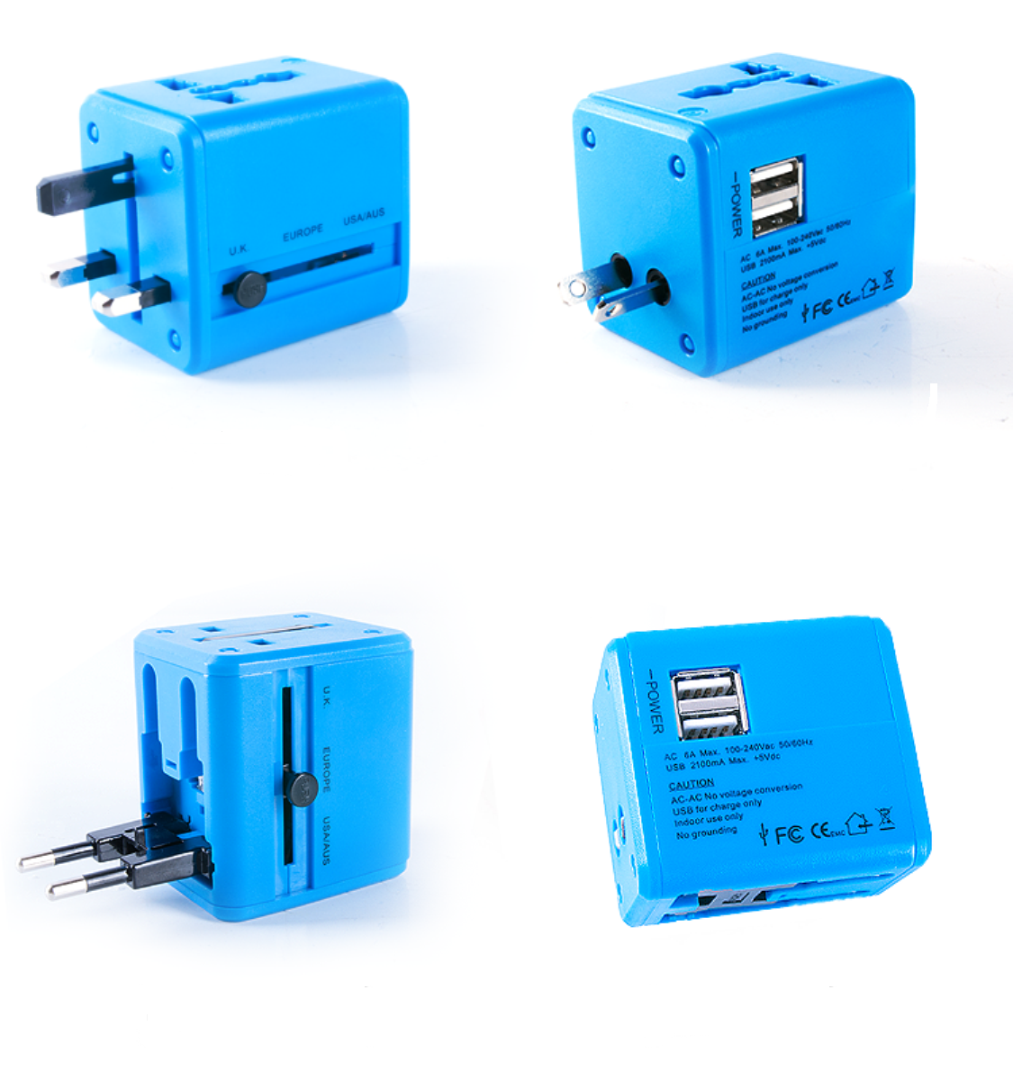 Multi-Function Travel Adaptor (AC Power & USB)